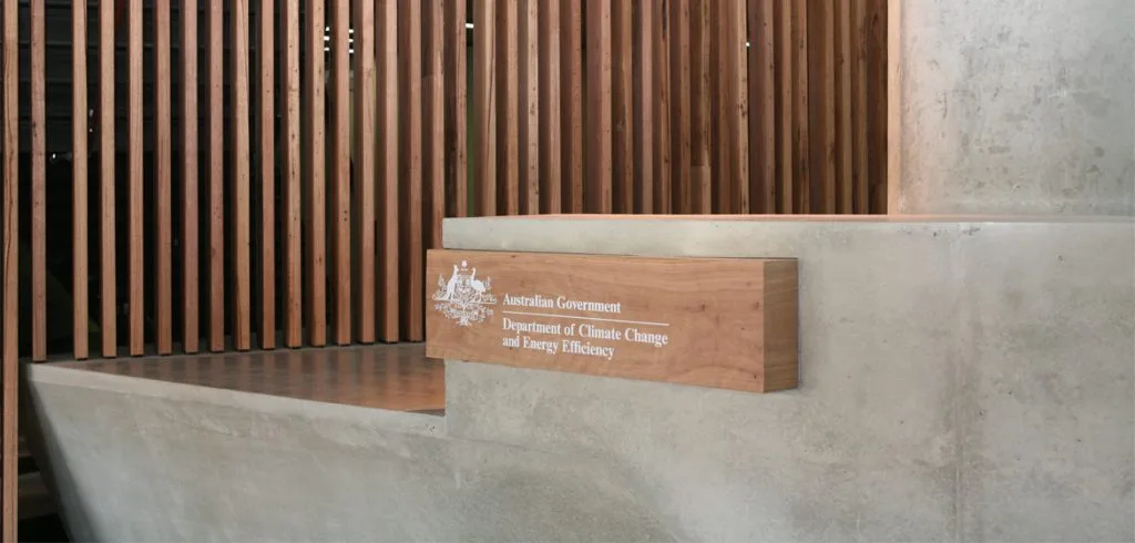 Polished Concrete Reception Desk Nisho