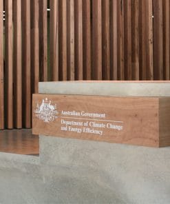 Polished Concrete Reception Desk Nisho