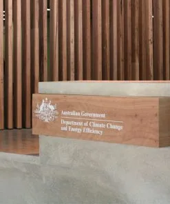 Polished Concrete Reception Desk Nisho