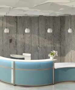 Bluecons thi công quầy lễ tân 1