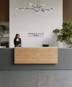 Quầy lễ tân 2 người 3