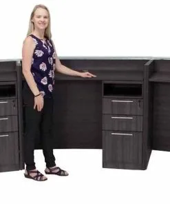 Quầy lễ tân 3 người 1