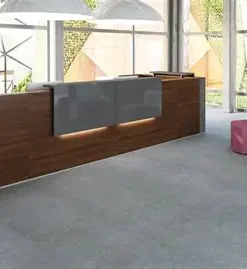 Quầy lễ tân 3 người 2