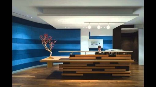 Quầy lễ tân Bluecons 3