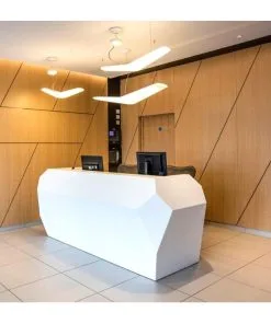 Quầy lễ tân chữ I 1