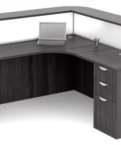 Quầy lễ tân chữ L 1