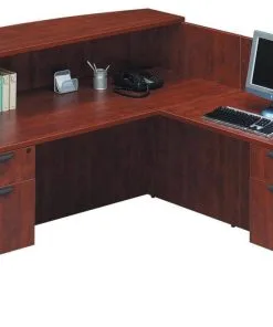 Quầy lễ tân chữ L 2