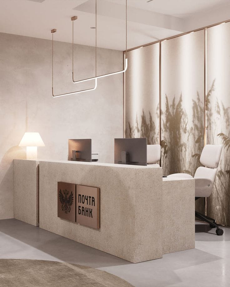 Thiết kế thi công quầy lễ tân spa đẹp 3 Thiết kế thi công quầy lễ tân spa đẹp 3