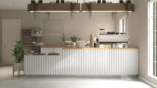 Quầy thu ngân cà phê 2