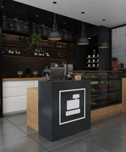 Quầy thu ngân cà phê