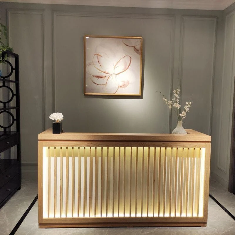 Quầy thu ngân gỗ tự nhiên 3