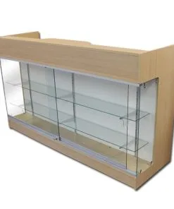 Quầy thu ngân kính 2