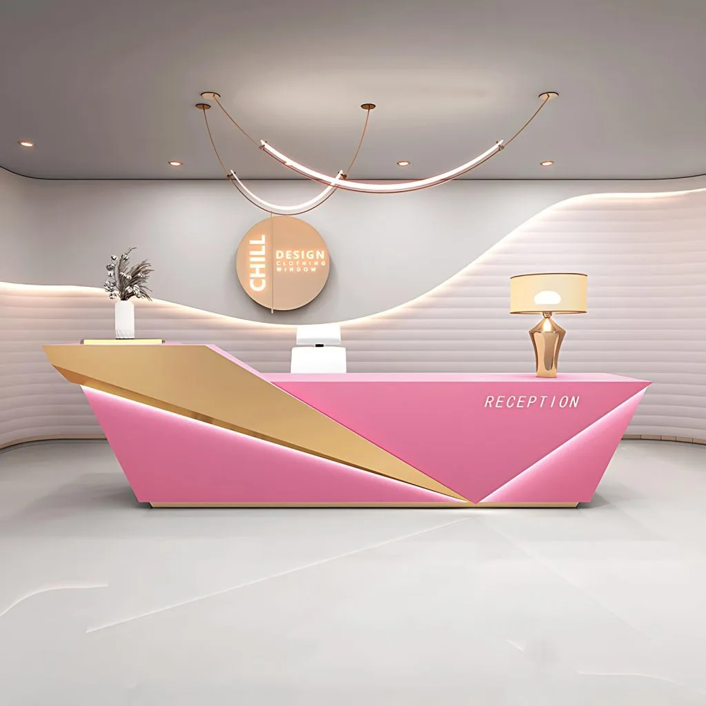 quầy thu ngân gỗ công nghiệp3