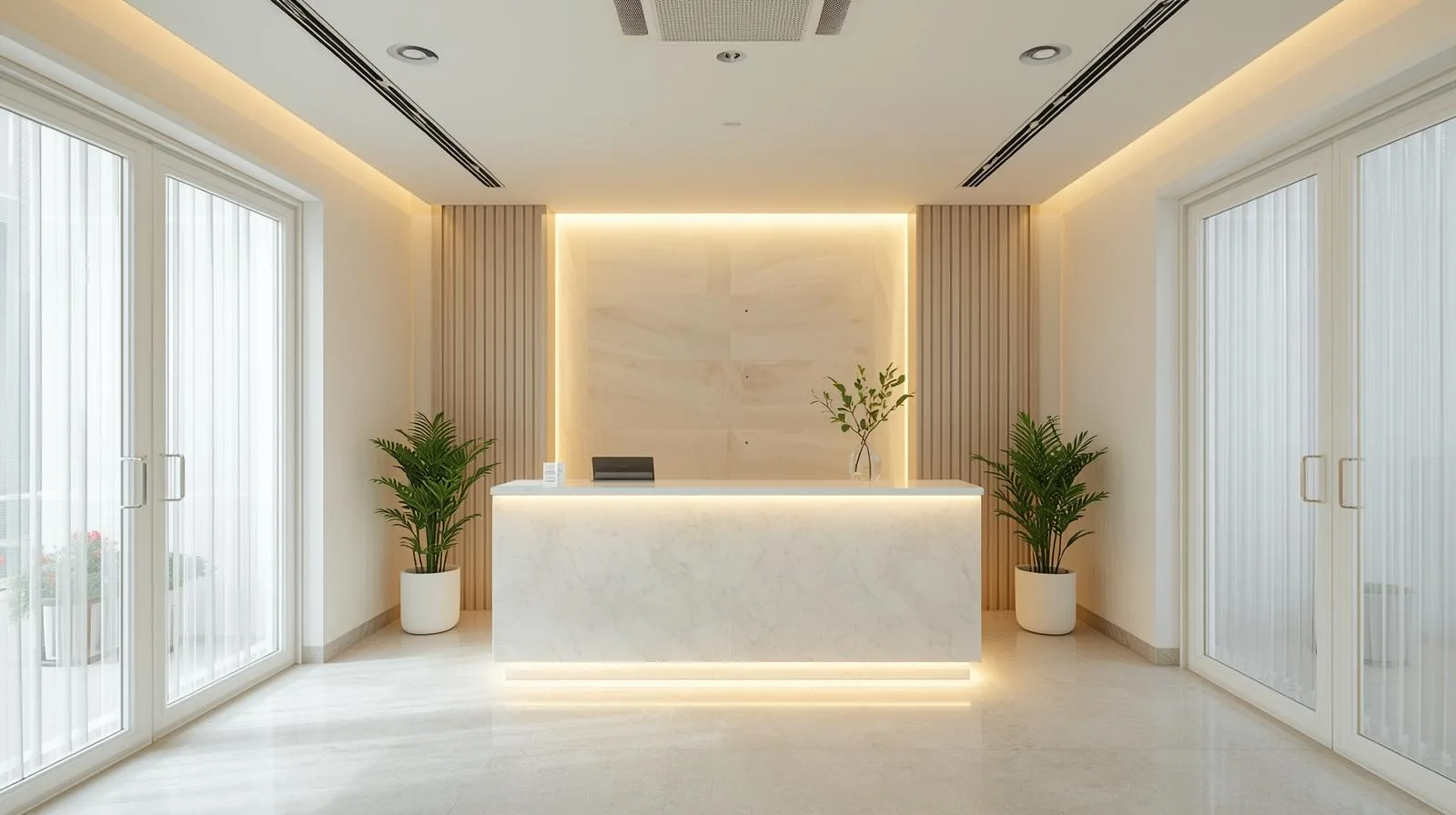 Không gian,Quy mô Quầy thu ngân spa 6