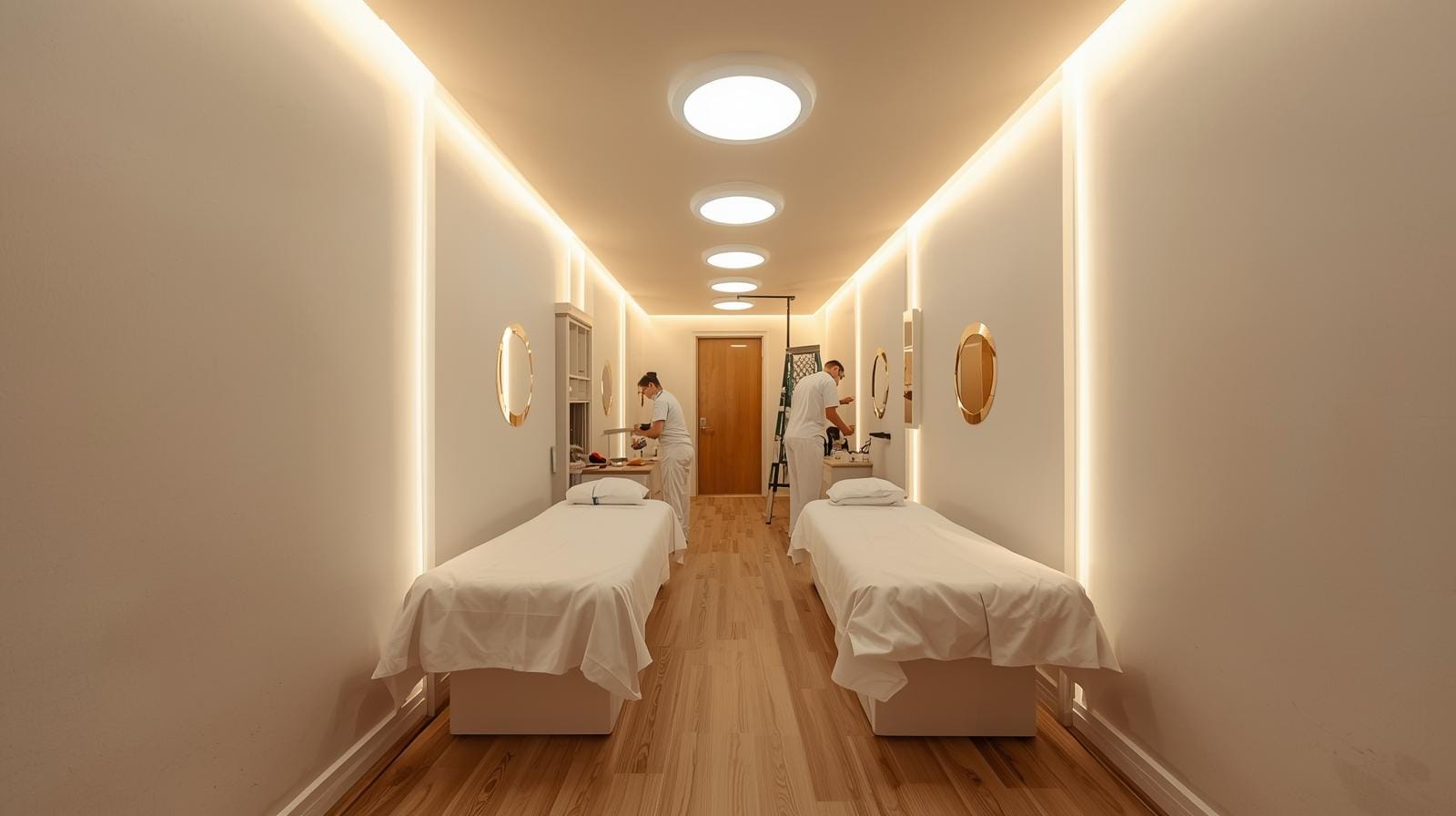 Không gian,Quy mô Thi công spa 2