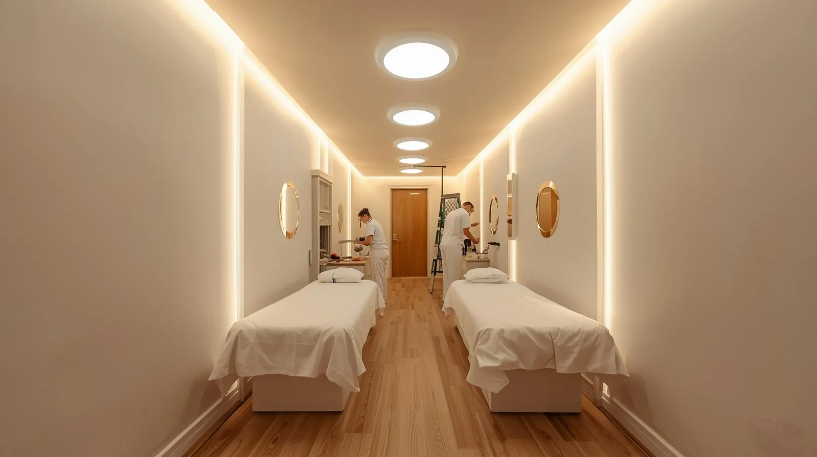 Không gian,Quy mô Thi công spa 2