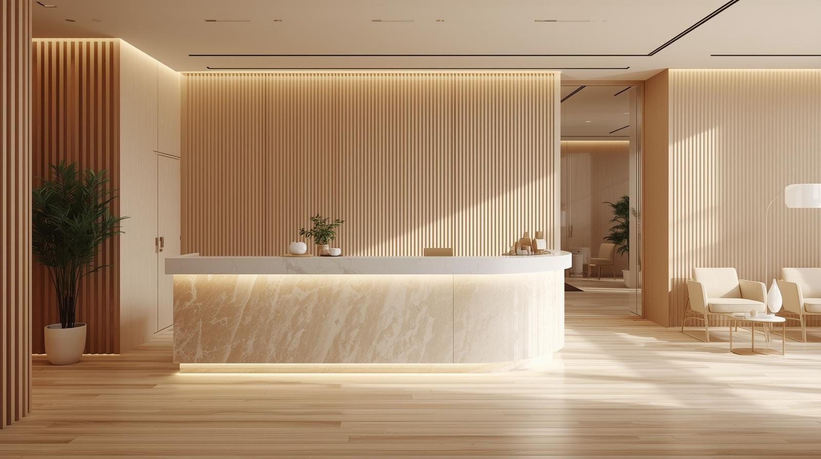 Phong cách Quầy lễ tân spa 2