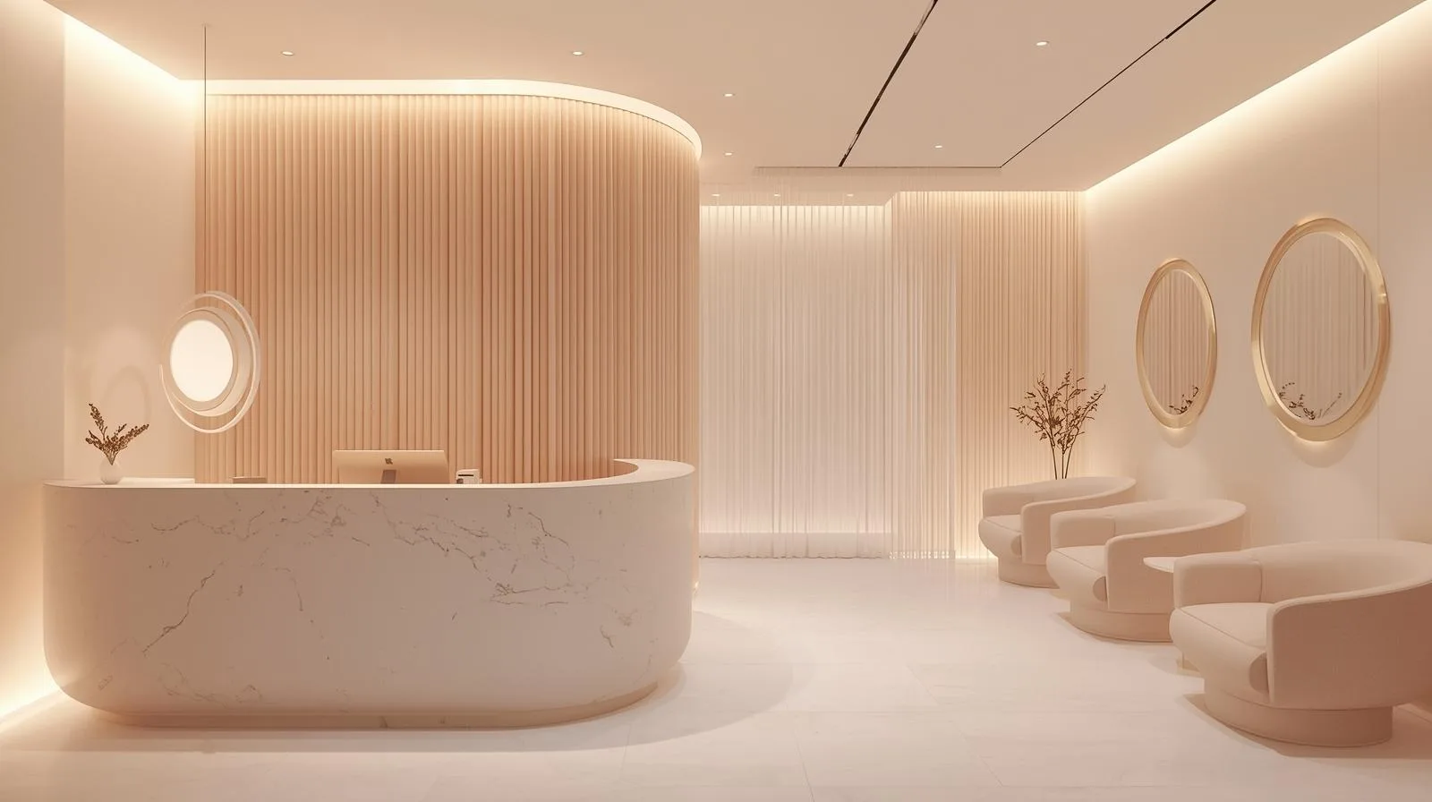 Phong cách Quầy lễ tân spa 3