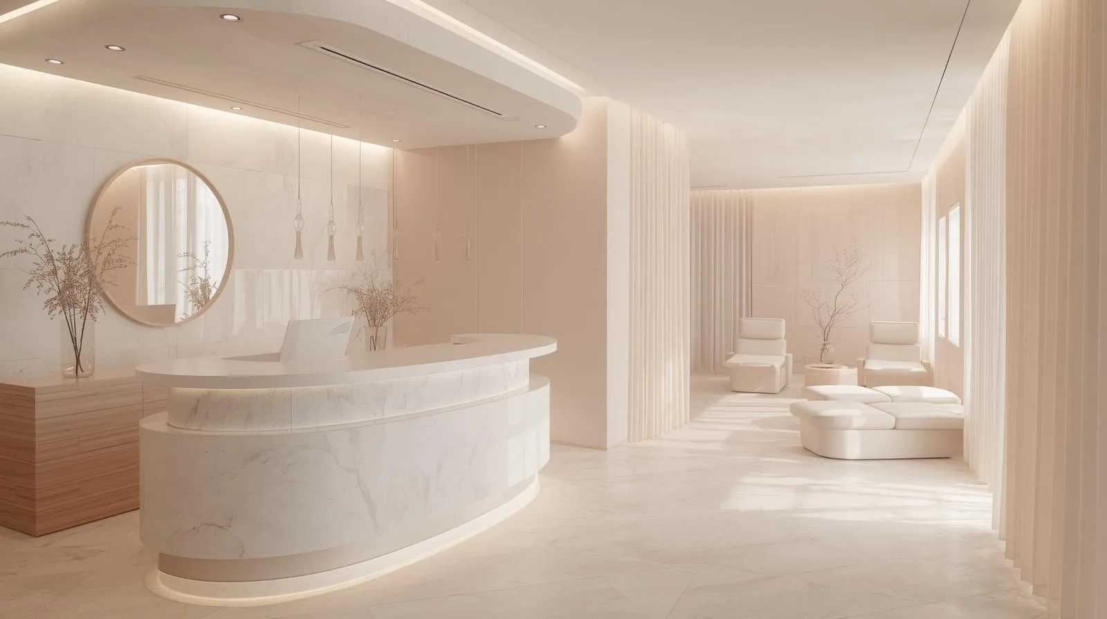 Phong cách Quầy lễ tân spa 4