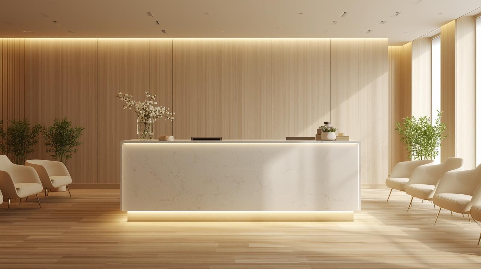 Phong cách Quầy lễ tân spa 5