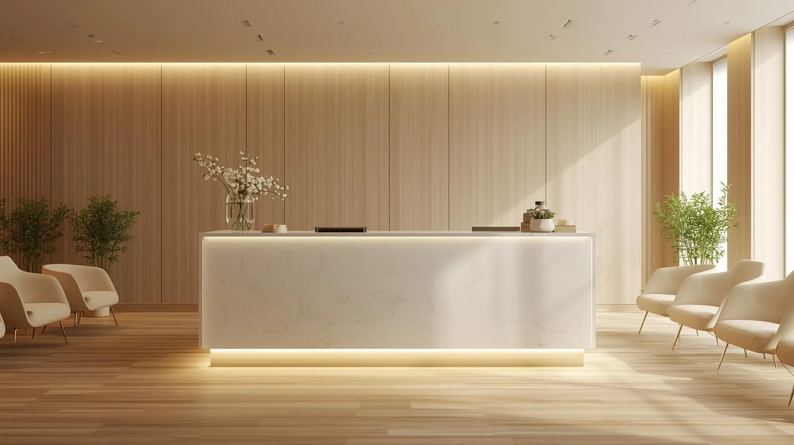 Phong cách Quầy lễ tân spa 5