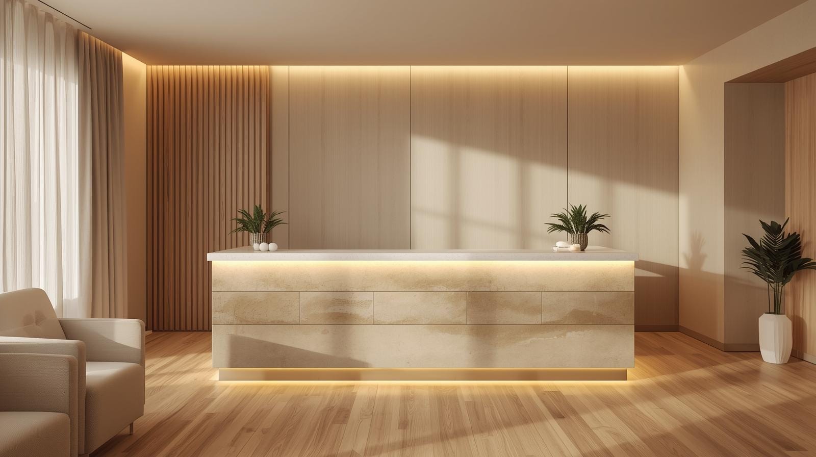 Phong cách Quầy lễ tân spa 6