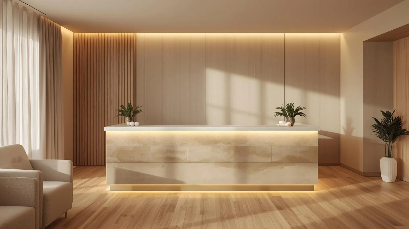 Phong cách Quầy lễ tân spa 6