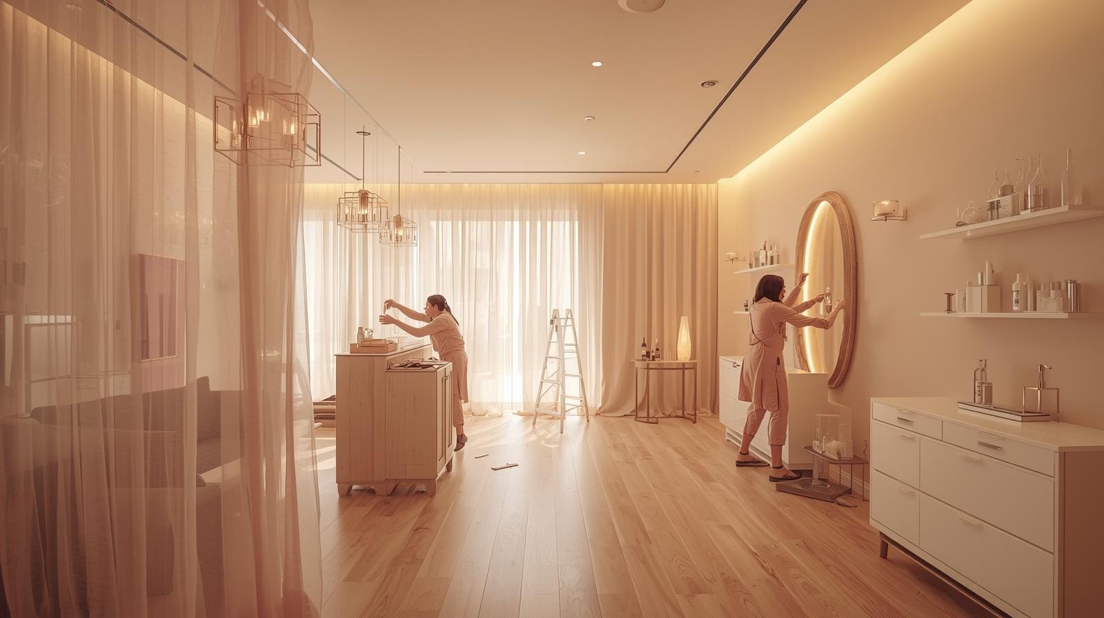 Phong cách Thi công spa 4 Phong cách Thi công spa 4