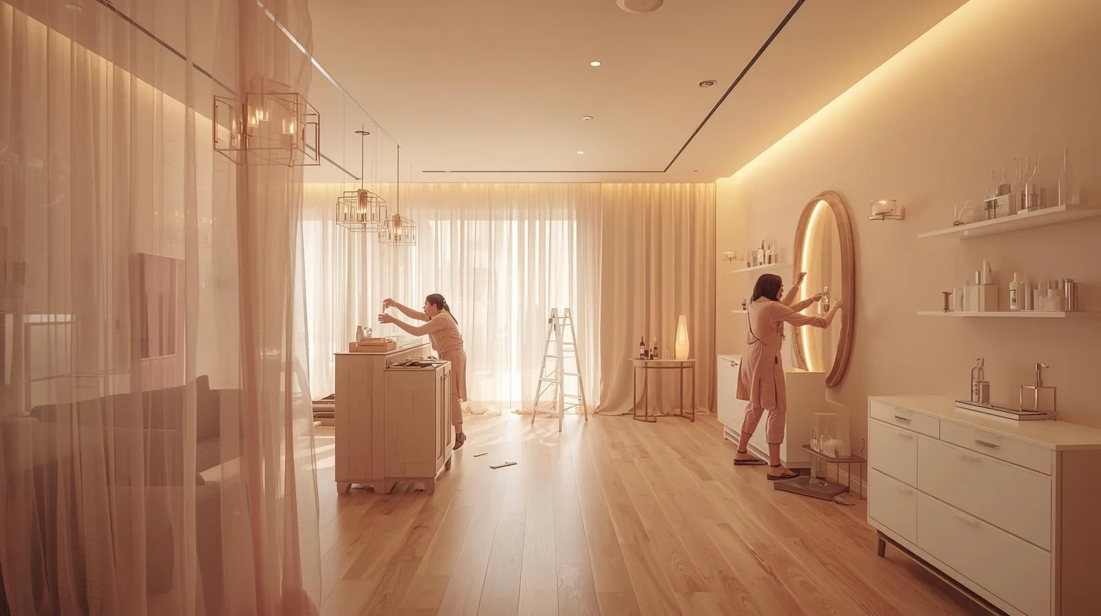 Phong cách Thi công spa 4