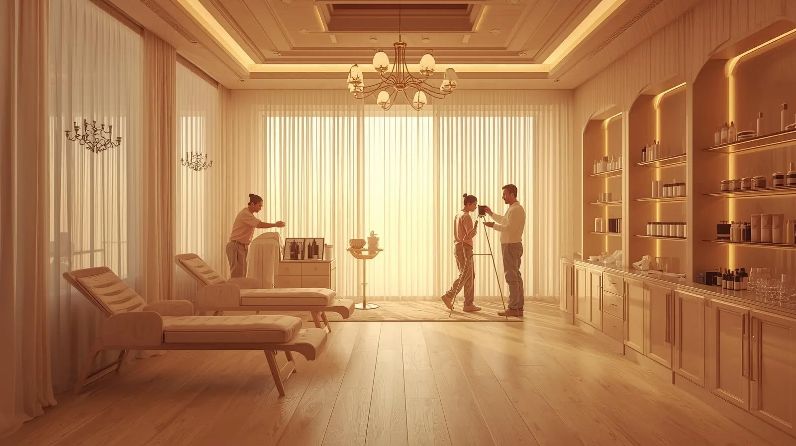 Phong cách Thi công spa 5