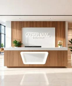 Quầy lễ tân công ty 04