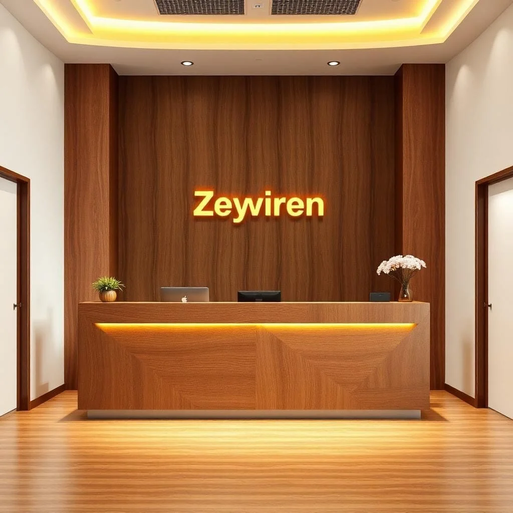 Quầy lễ tân công ty 08 Quầy lễ tân công ty 08
