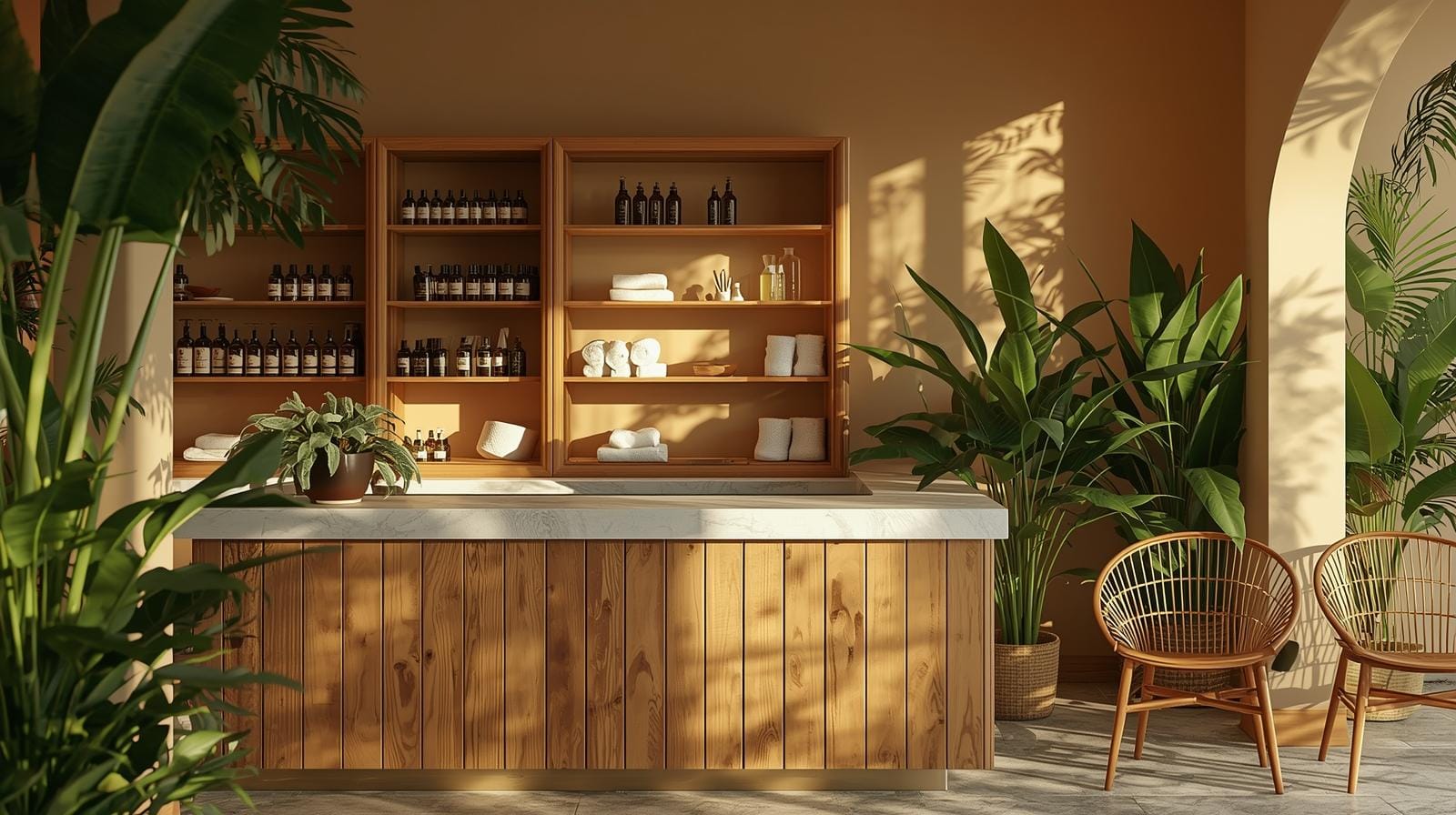 Quầy lễ tân spa 7 Quầy lễ tân spa 7