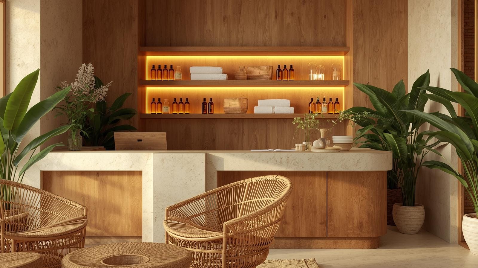 Quầy lễ tân spa 8 Quầy lễ tân spa 8