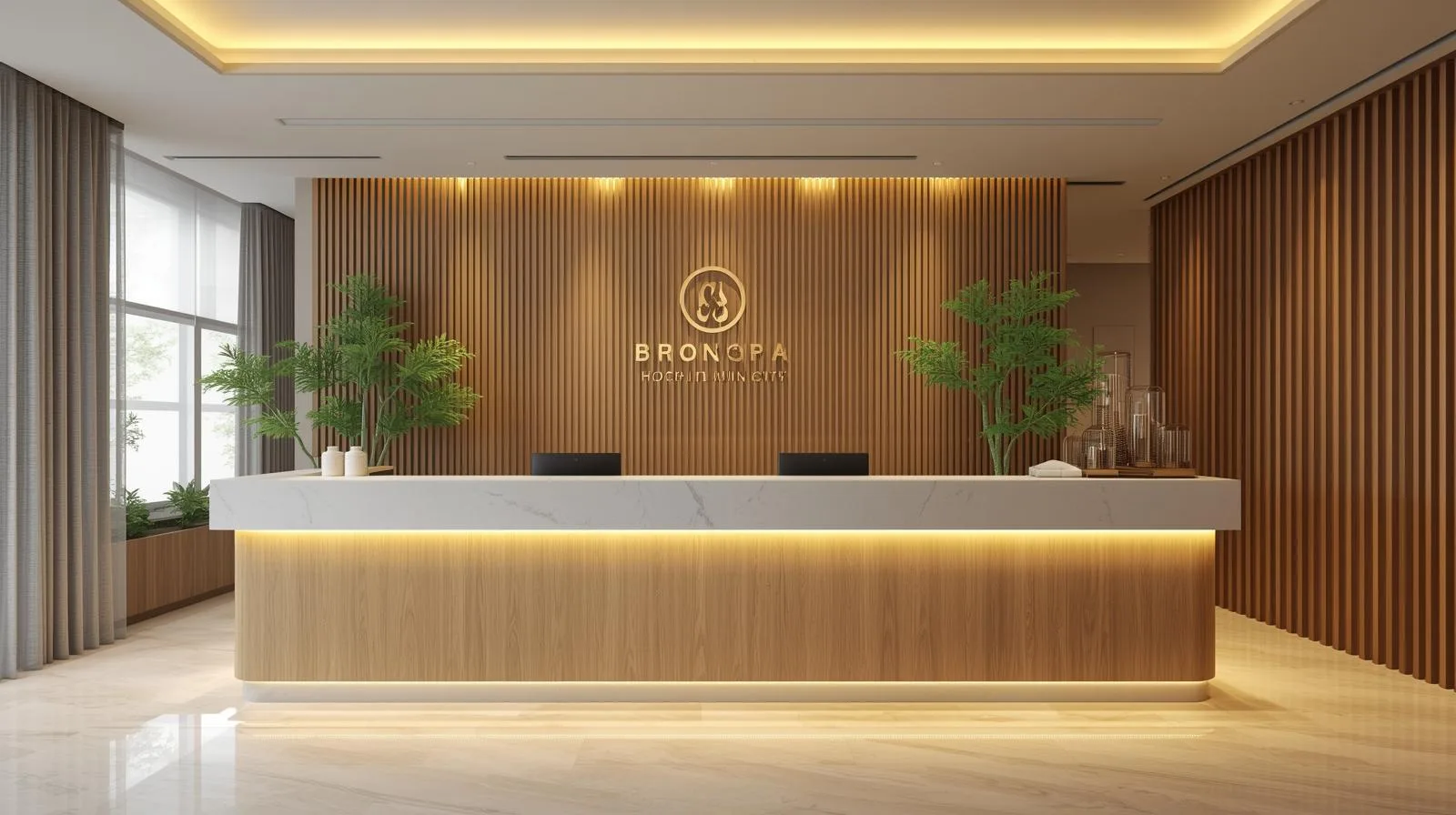 Quầy lễ tân spa TPHCM 2