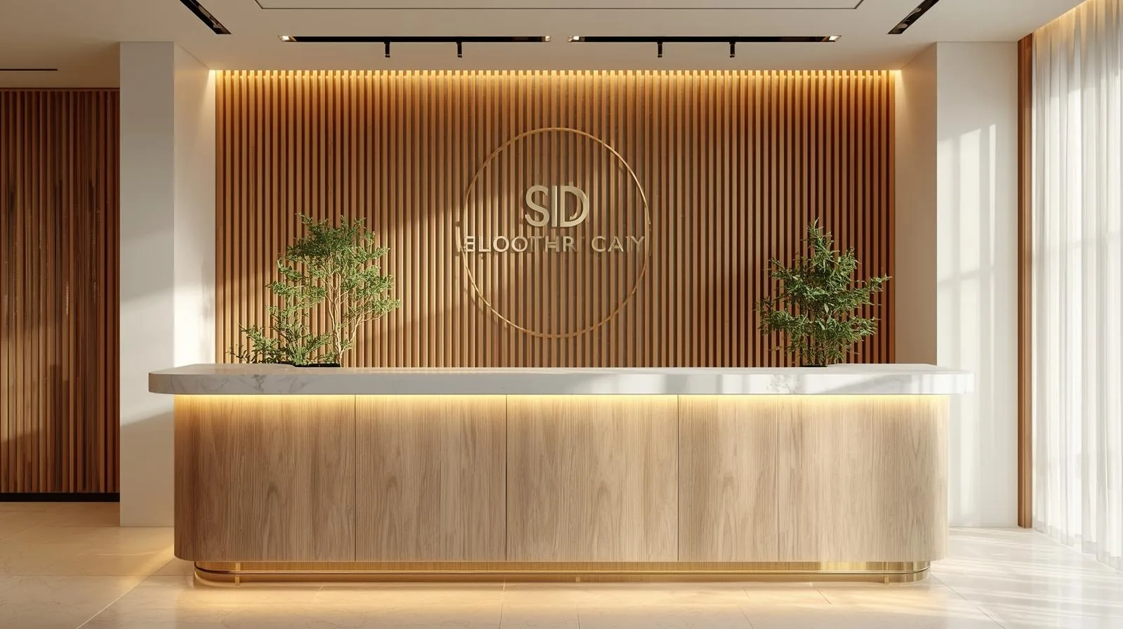 Quầy lễ tân spa TPHCM 4