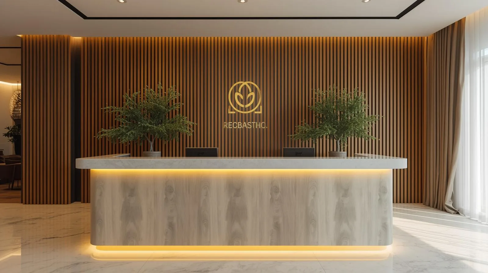 Quầy lễ tân spa TPHCM 5