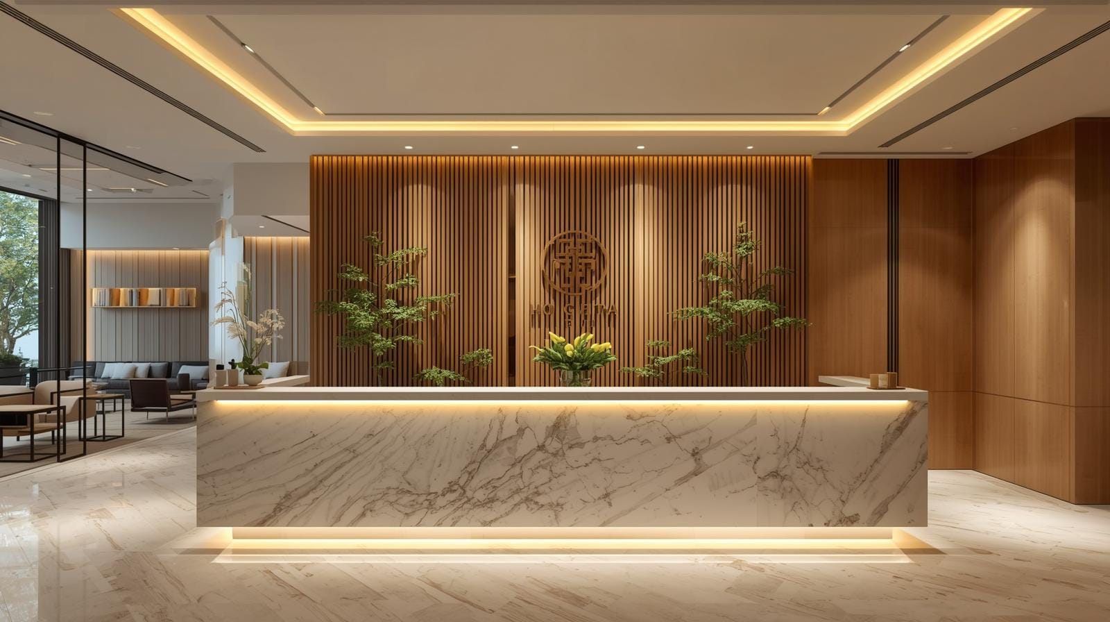 Quầy lễ tân spa TPHCM 7 Quầy lễ tân spa TPHCM 7