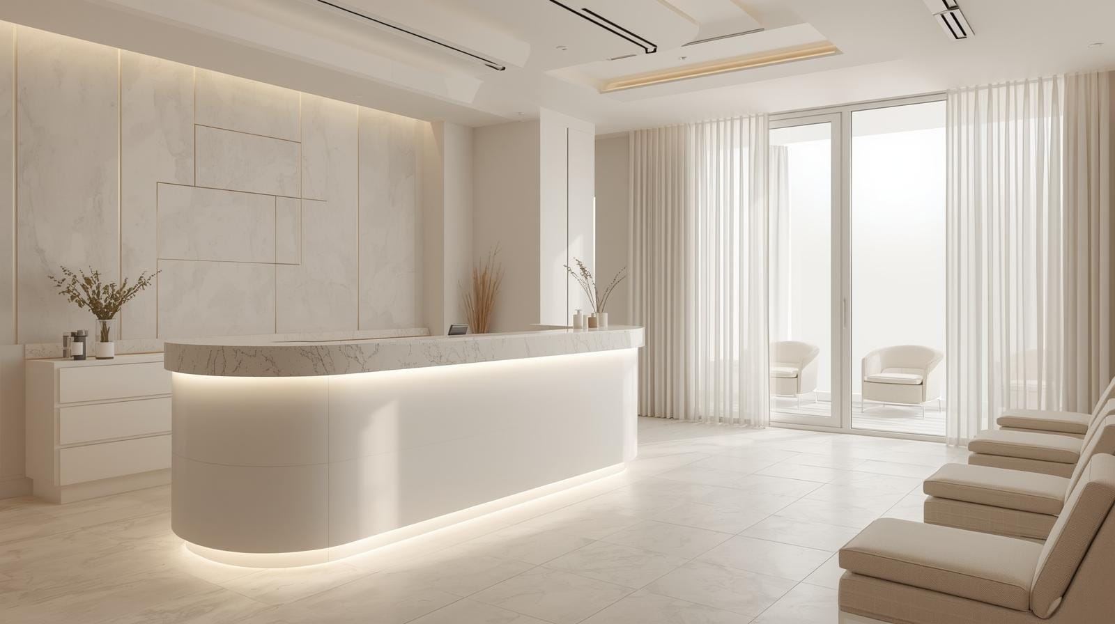 Quầy thu ngân spa 3