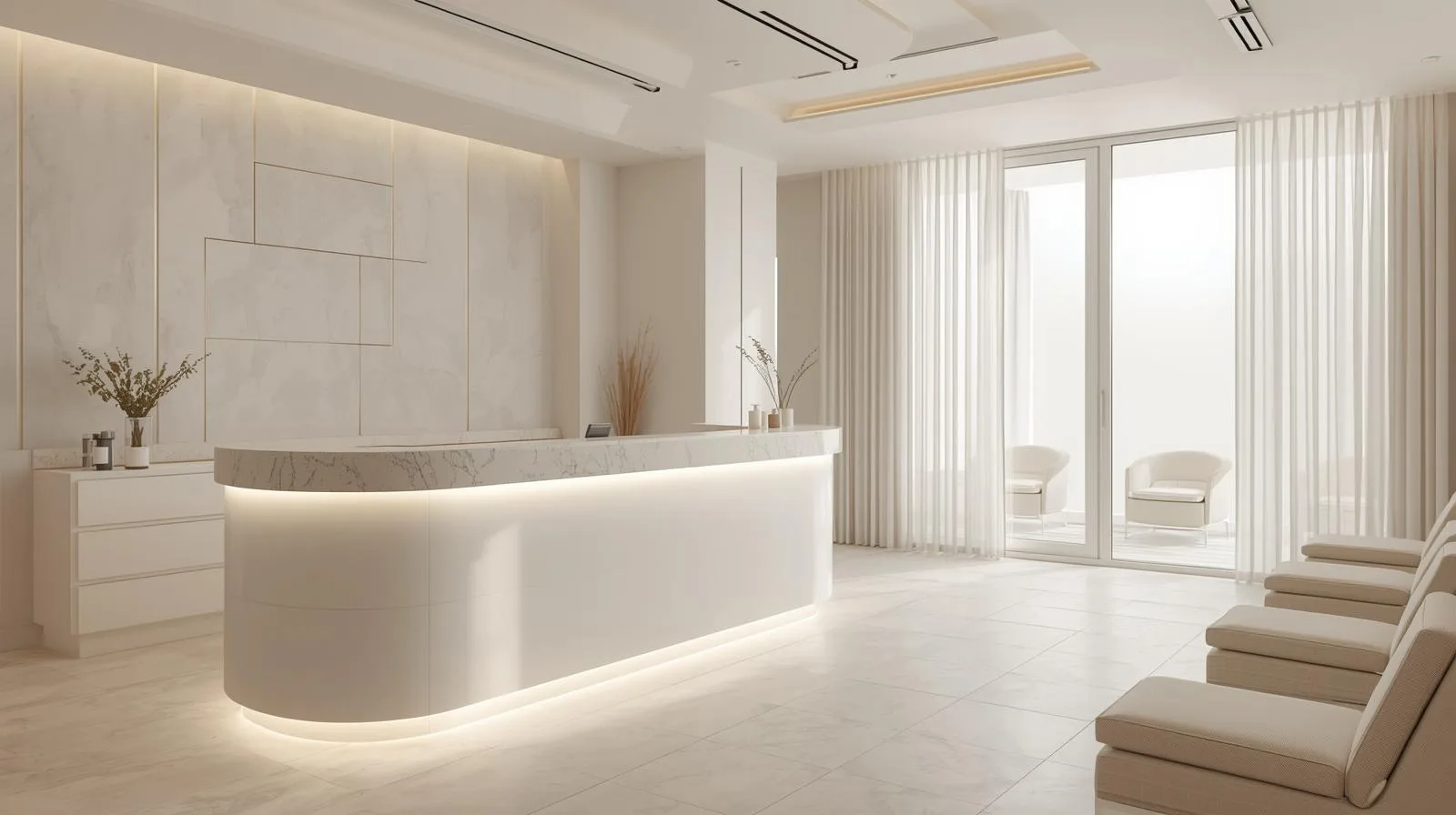 Quầy thu ngân spa 3