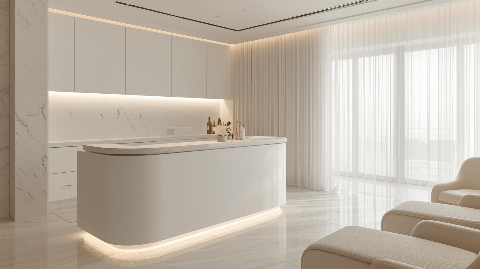 Quầy thu ngân spa 4