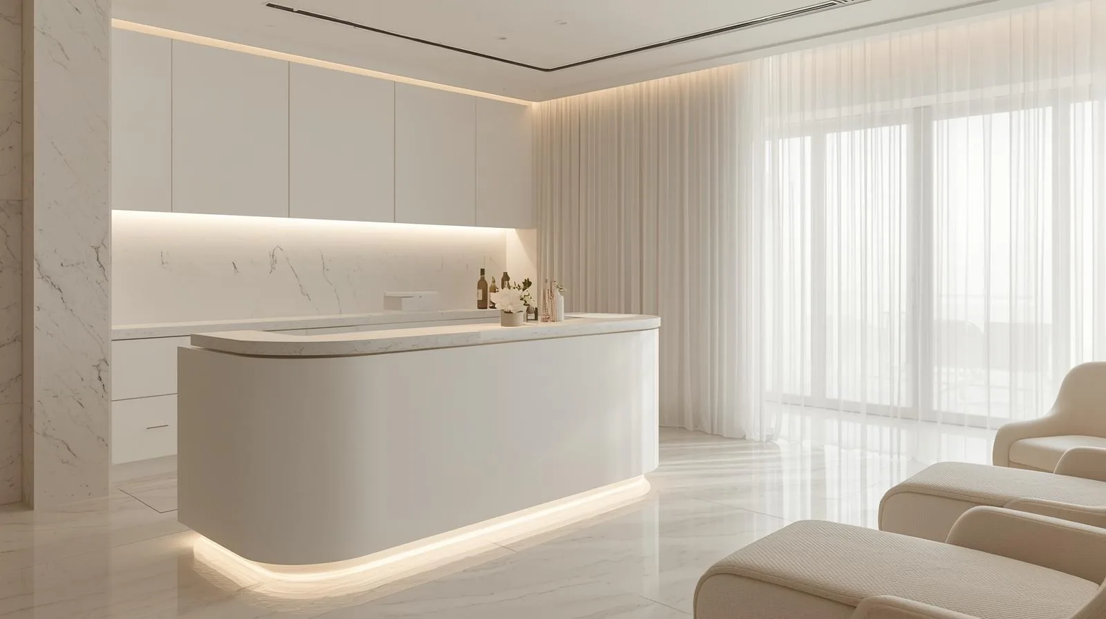 Quầy thu ngân spa 4