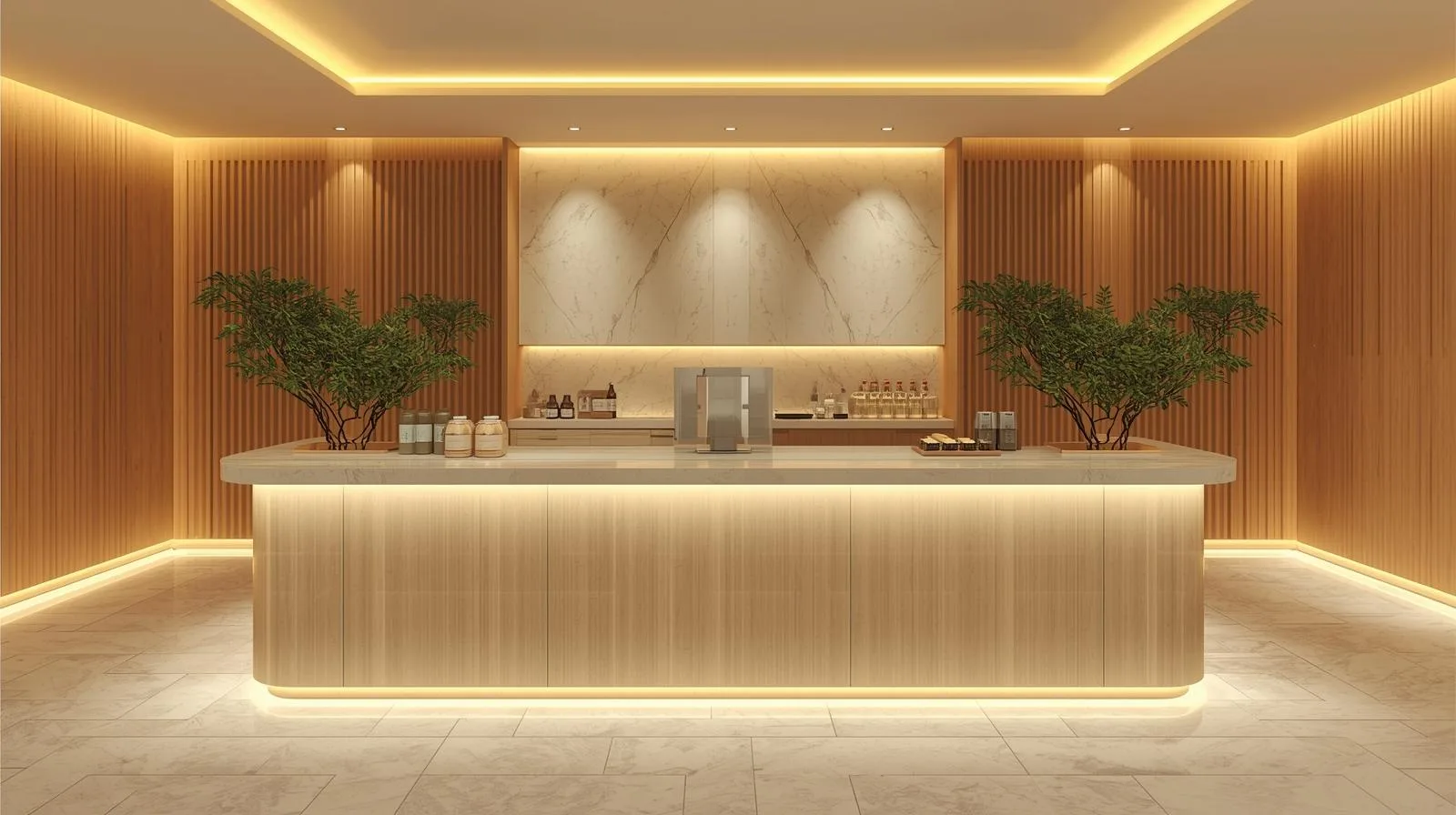 Quầy thu ngân spa 7