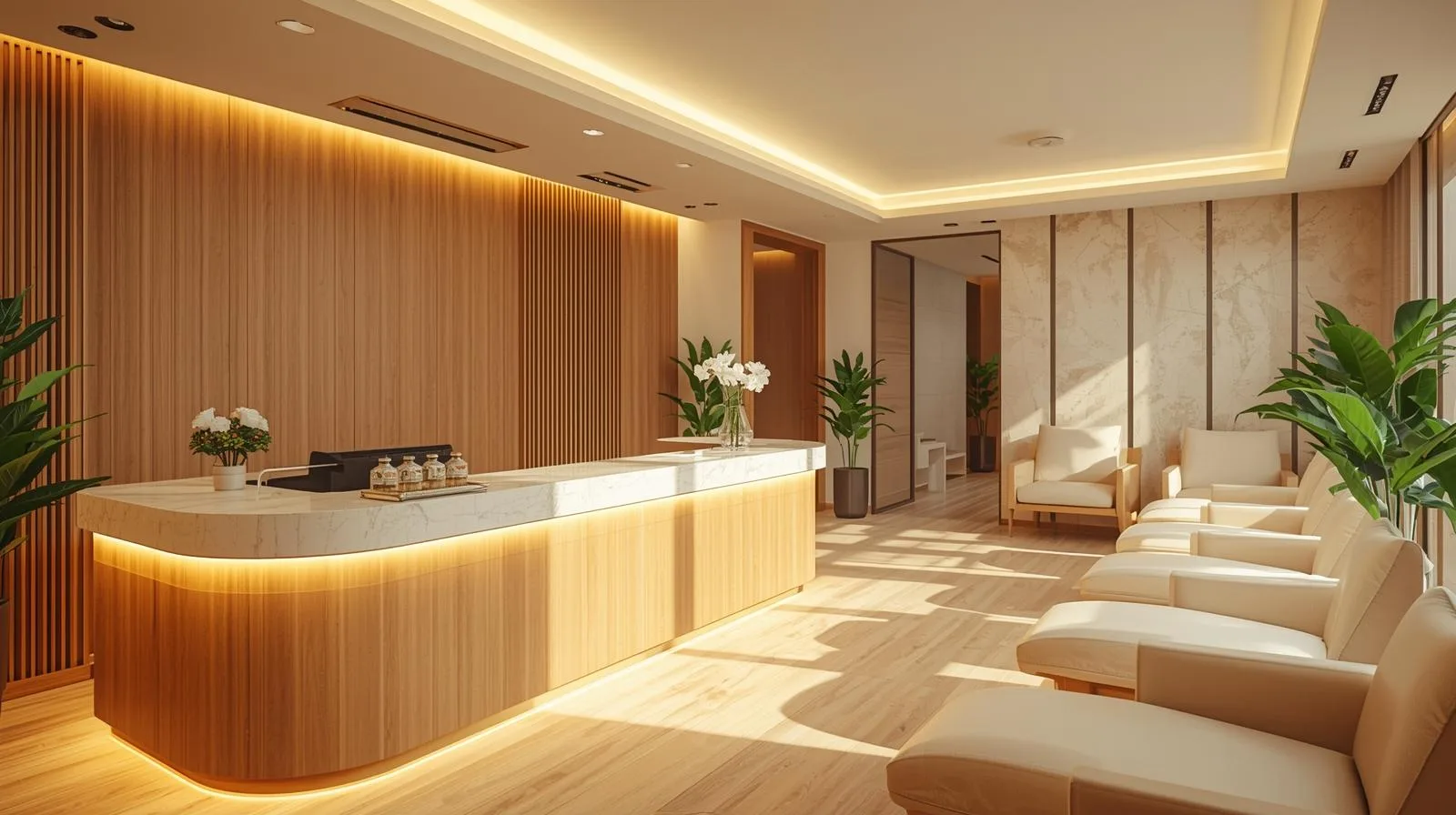 Quầy thu ngân spa TPHCM 2