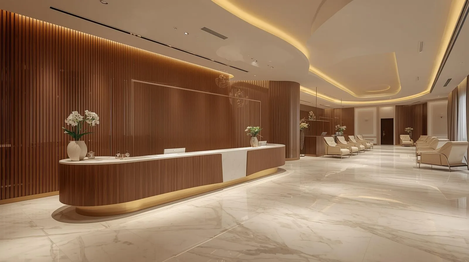 Quầy thu ngân spa