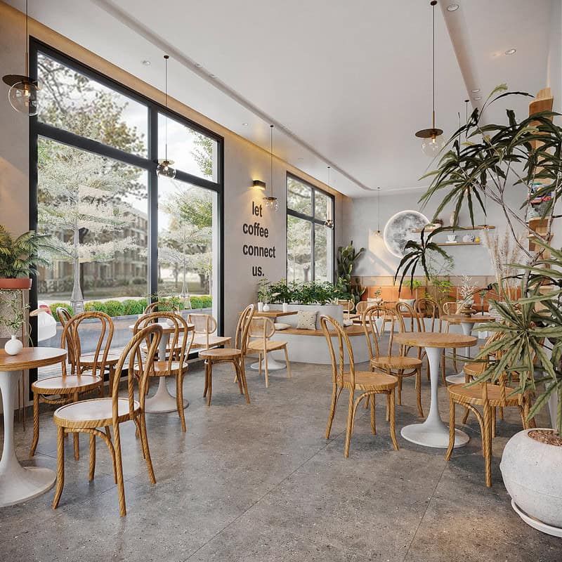 Thiết kế quán cafe đẹp