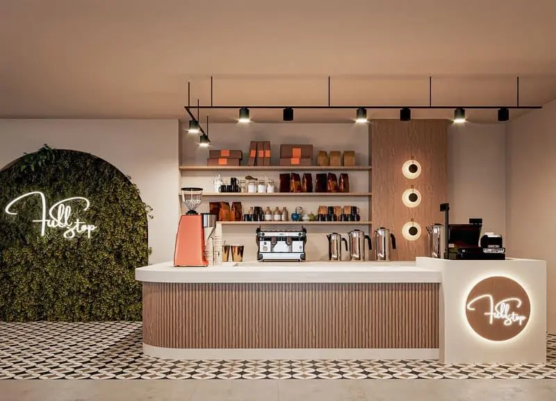 Thiết kế quầy pha chế cafe