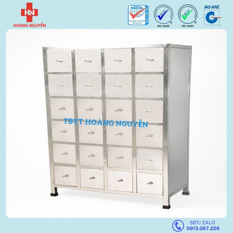 Tủ Thuốc Đông Y Nhiều Ngăn Tiện Lợi Cho Nhà Thuốc