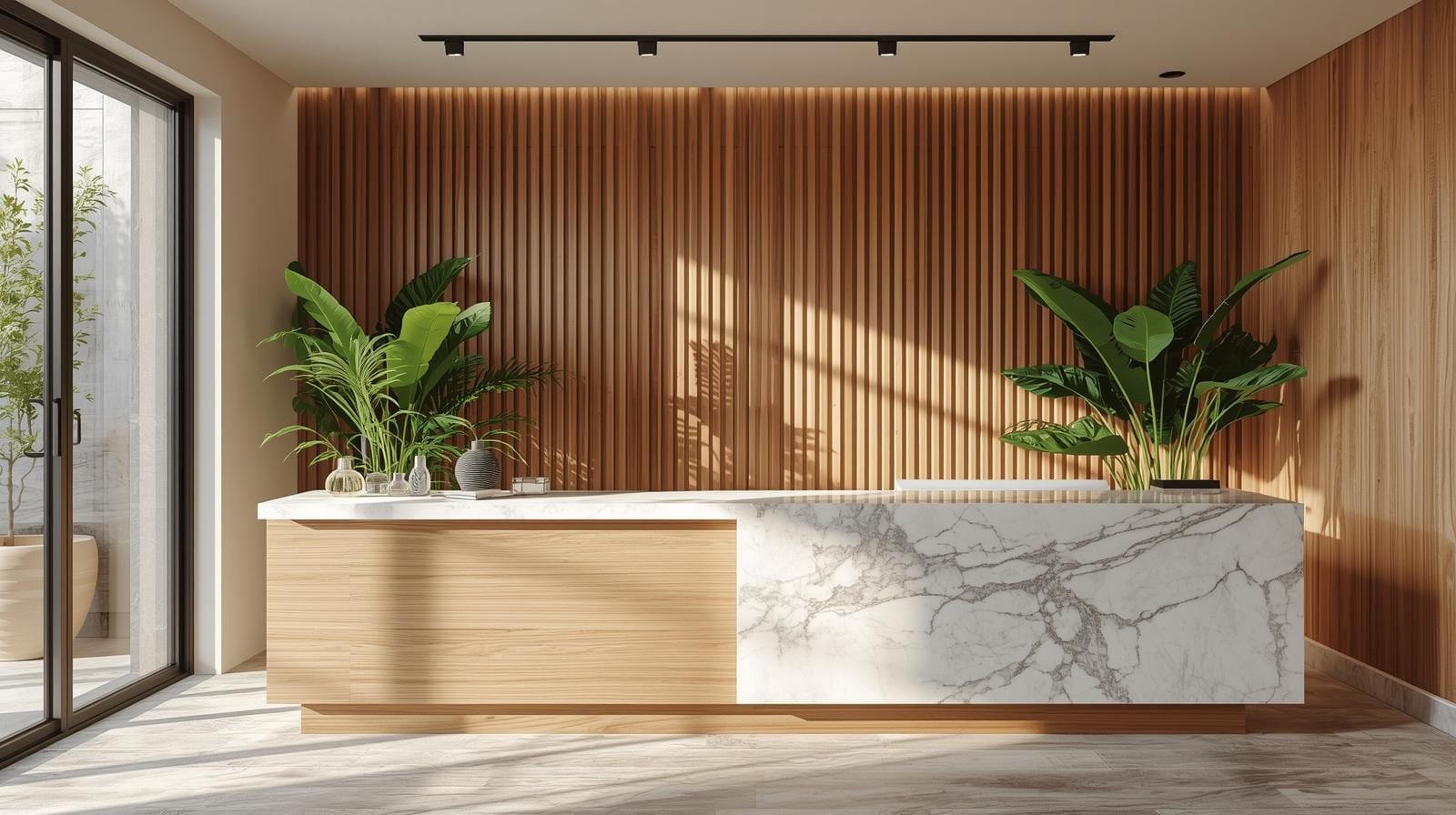 Vật liệu Quầy thu ngân spa 9 Vật liệu Quầy thu ngân spa 9