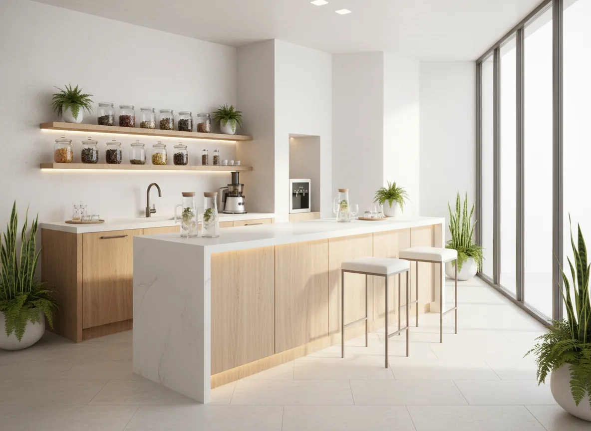 Quầy pha chế hiện đại